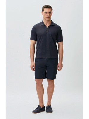 Network N-Tech Navy Waffle Textured Shorts