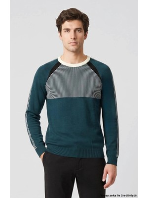 Network Green N-Tech Patterned Sweater