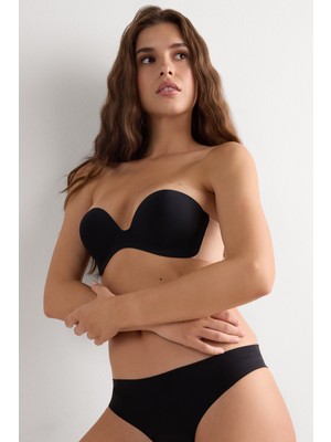 Intimissimi Strapless Bra With Sheer Back
