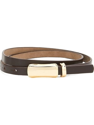 Network Brown Women's Leather Belt