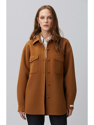 Network Limited Camel Wool Outer Jacket