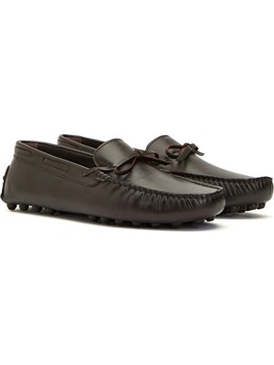 Network Dark Brown Casual Comfort Men's Leather Loafer