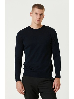 Network Navy Basic Knit Sweater