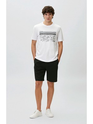 Network Black Woven Shorts