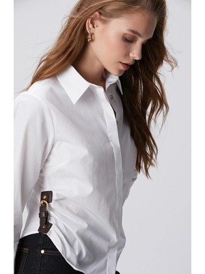 Network White Accessory Detail Shirt