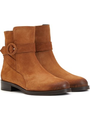 Divarese Dıvarese Tan Women's Suede Boots