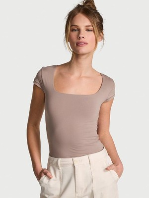 Victoria's Secret Base Stretch Short-Sleeve T-Shirt