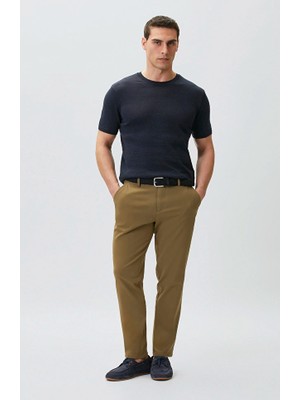Network Khaki Twill Comfort Trousers