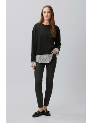 Network Black Coated Skinny Fit Jeans