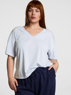 Victoria's Secret Short-Sleeve V-Neck T-Shirt