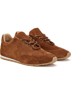 Divarese Dıvarese Tobacco Women's Leather Sneakers