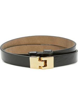 Network Black Women's Leather Belt