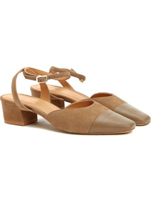 George Hogg Mink Heeled Shoes