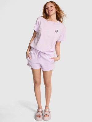 Victoria's Secret Oversized Short-Sleeve Campus T-Shirt