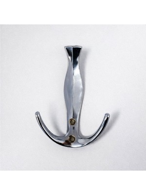 Esranın Dünyası Yeniçeri Portmanto Askı Krom Metal Duvar Askılığı Şık Modern Vestiyer Mont Ceket Şapka Askısı