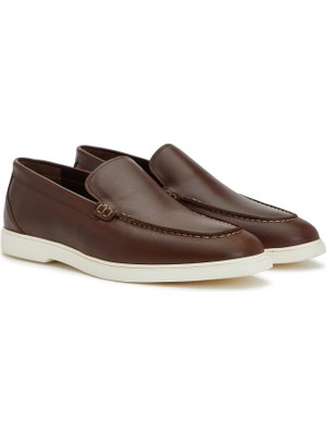 Divarese Dıvarese Brown Men's Leather Loafers