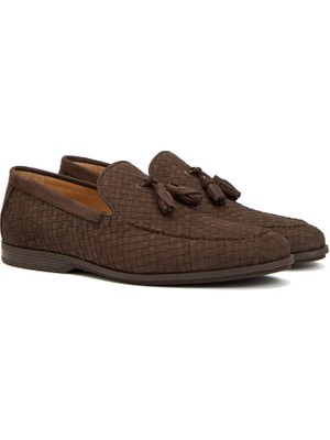 George Hogg Brown Men's Suede Loafers