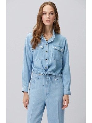 Network Indigo Flap Pocket Overshirt