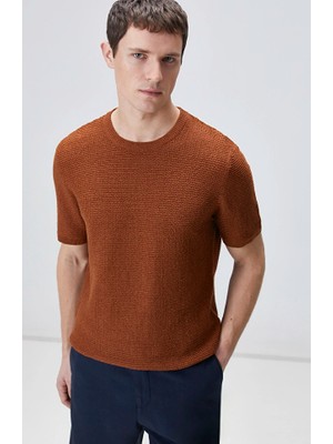 Network Cinnamon Jacquard Sweater