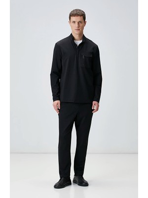 Network N-Tech Black Diagonal Sweatpants