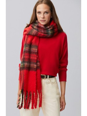 Network Limited Red Cashmere Knit Sweater