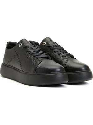 Divarese Dıvarese Black Women's Leather Sneakers