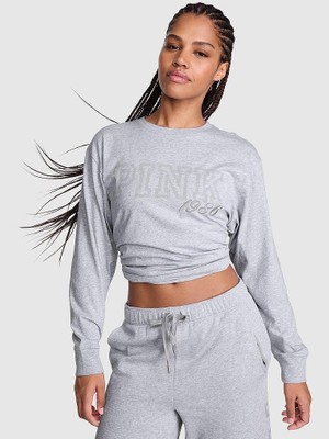 Victoria's Secret Campus Cotton Long-Sleeve T-Shirt