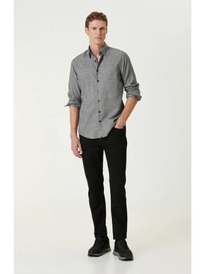 Network Black Casual Trousers