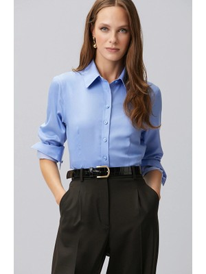 Network Blue Non-Iron Shirt