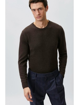 Network Limited Brown Cashmere Knit Sweater