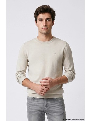 Network Beige Wool Blend Sweater