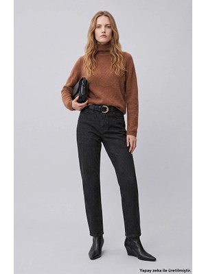 Network Black Mom Fit Jeans