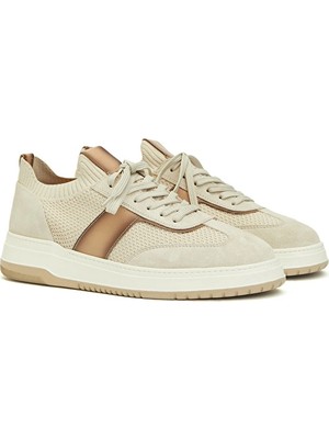 Network Beige Casual Comfort Men's Sneaker
