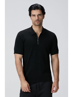 Network Black Knit Sweater