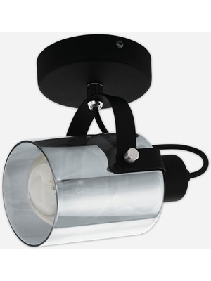 Eglo Berregas 40 W LED E27 Socket Round Surface Spot 1 Pc Silver