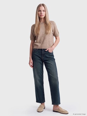 Lc Waikiki Yeni Sezon Indigo Boyfriend Fit Kadın Jean Pantolon