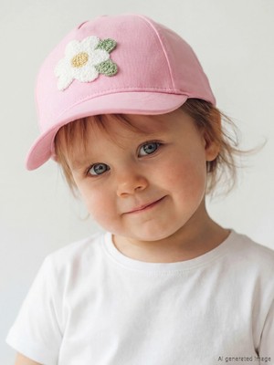 Lc Waikiki Yeni Sezon Pembe Çiçek Nakışlı Kız Bebek Kep Şapka