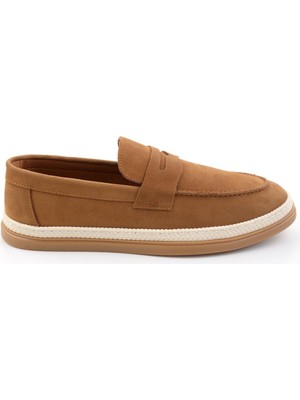 Bambi Tan Genuine Leather Men's Loafers E01594324101
