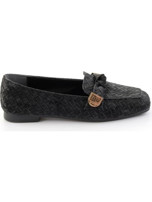 Bambi Black Women's Loafer Shoes K01641022471