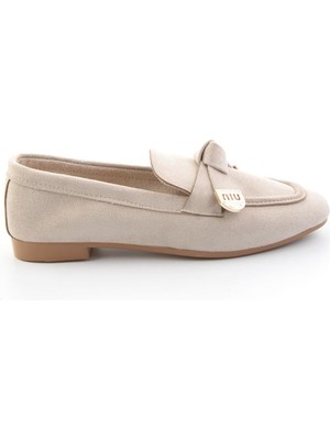Bambi Beige Women's Loafers K01688011572