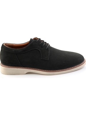Bambi Black Genuine Leather Men's Classic Shoes E01547007601