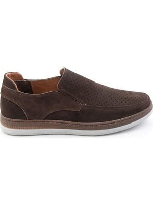 Bambi Brown Genuine Leather Men's Casual Shoes E01795214301