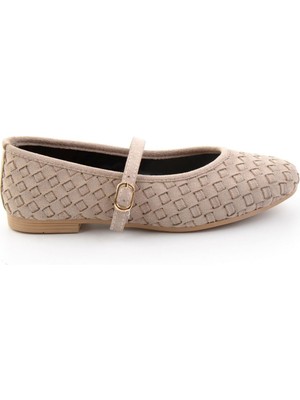 Bambi Mink Women's Ballet Flats K01503728272