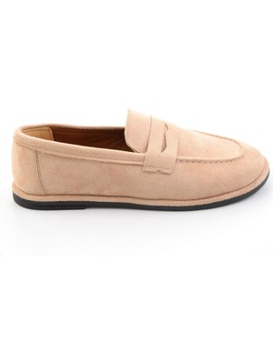 Bambi Beige Women's Loafers K01606034372