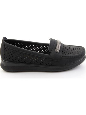 Bambi Black Women's Loafer Shoes K01536104537
