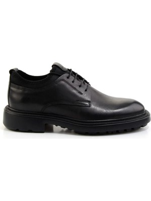 Bambi Black Genuine Leather Men's Classic Shoes E01054202503