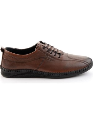 Bambi Tan Genuine Leather Men's Casual Shoes E01700500003