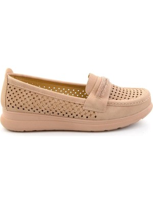 Bambi Nude Women's Loafers K01536104537