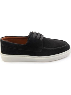 Bambi Black Genuine Leather Men's Casual Shoes E01082010602