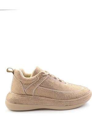 Bambi Beige Women's Sneakers K01228091187